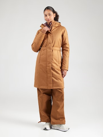 COLUMBIA Outdoormantel 'Juniper Ridge II' in Braun: Vorderseite