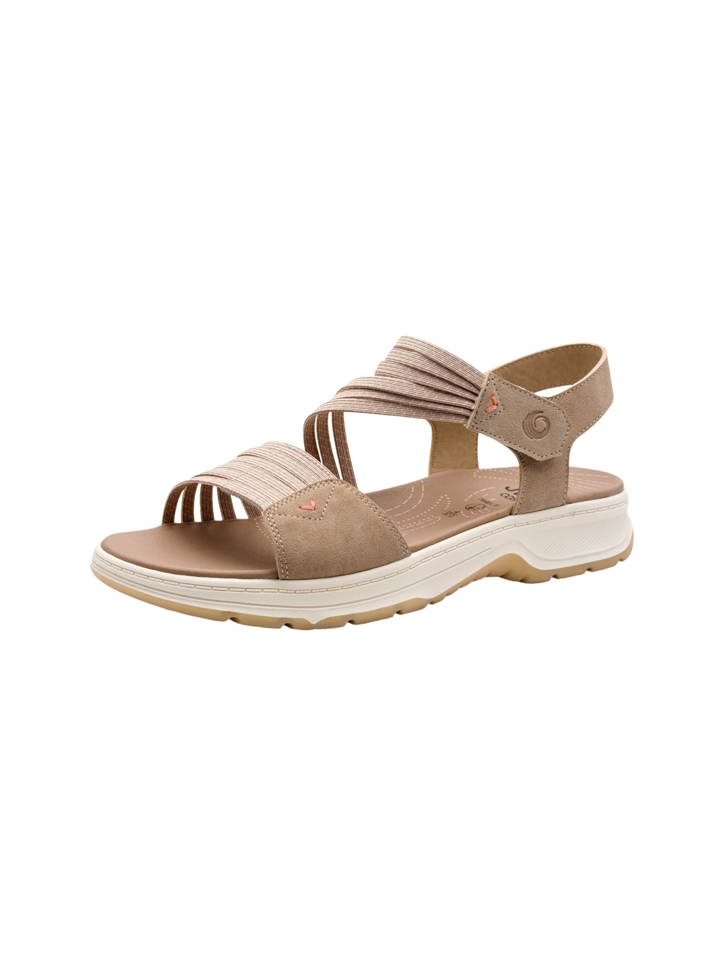 JANA Sandały 'Coshy-Sandalen mit Klettverschluss' w kolorze niebieski: przód