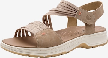 JANA Sandały 'Coshy-Sandalen mit Klettverschluss' w kolorze niebieski: przód