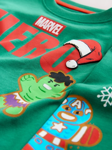 Next Shirt 'Marvel' in Grün