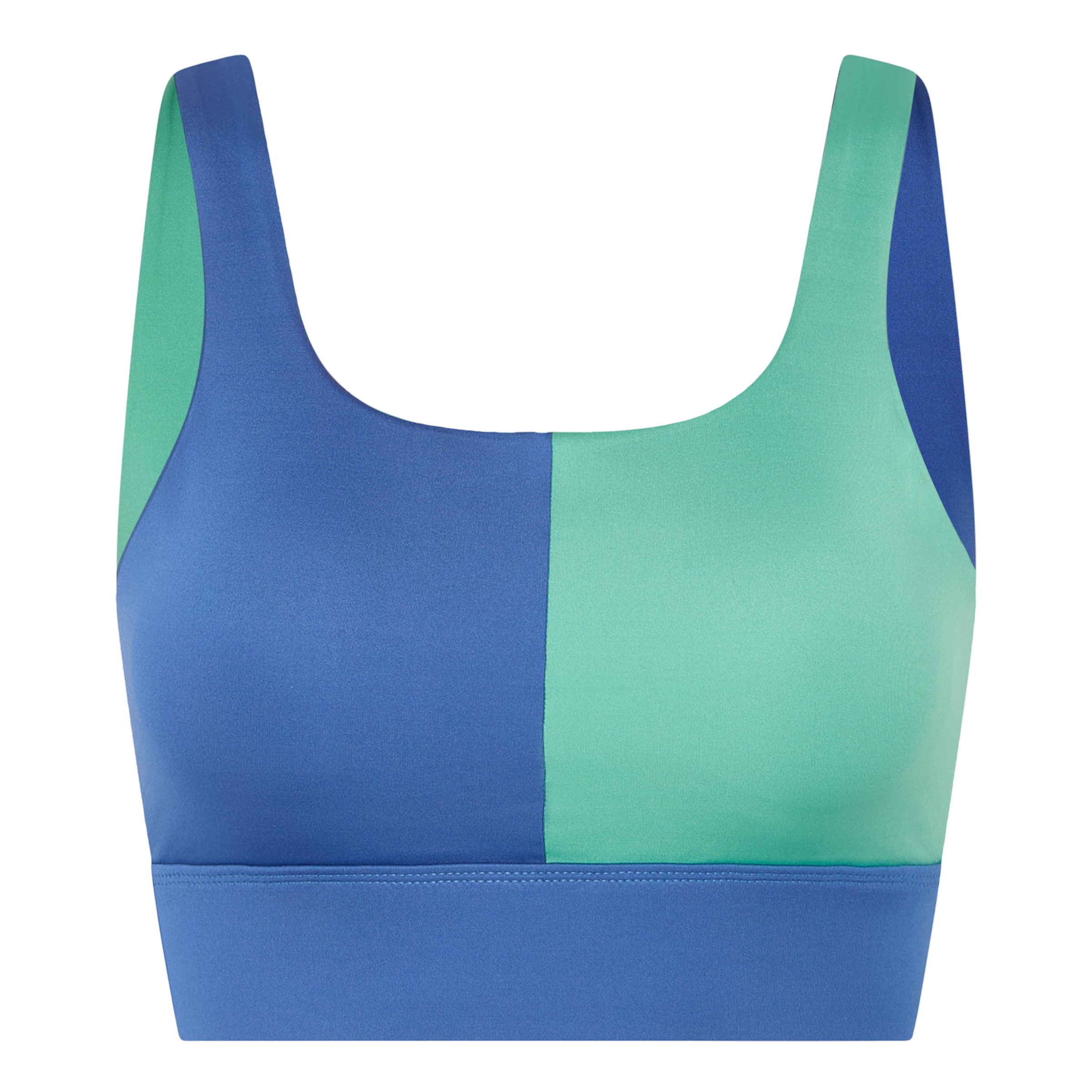Born Living Yoga Sporttop ' Kate ' in Blauw: voorkant
