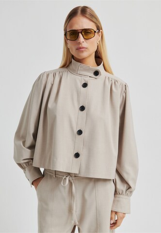 SECOND FEMALE Tussenjas 'Zoie' in Beige: voorkant