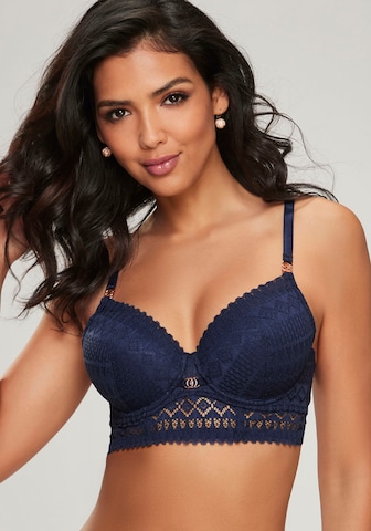 LASCANA T-shirt Bra in Blue: front