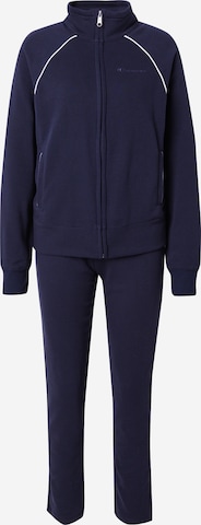 Champion Authentic Athletic Apparel Tracksuit in Blue: front