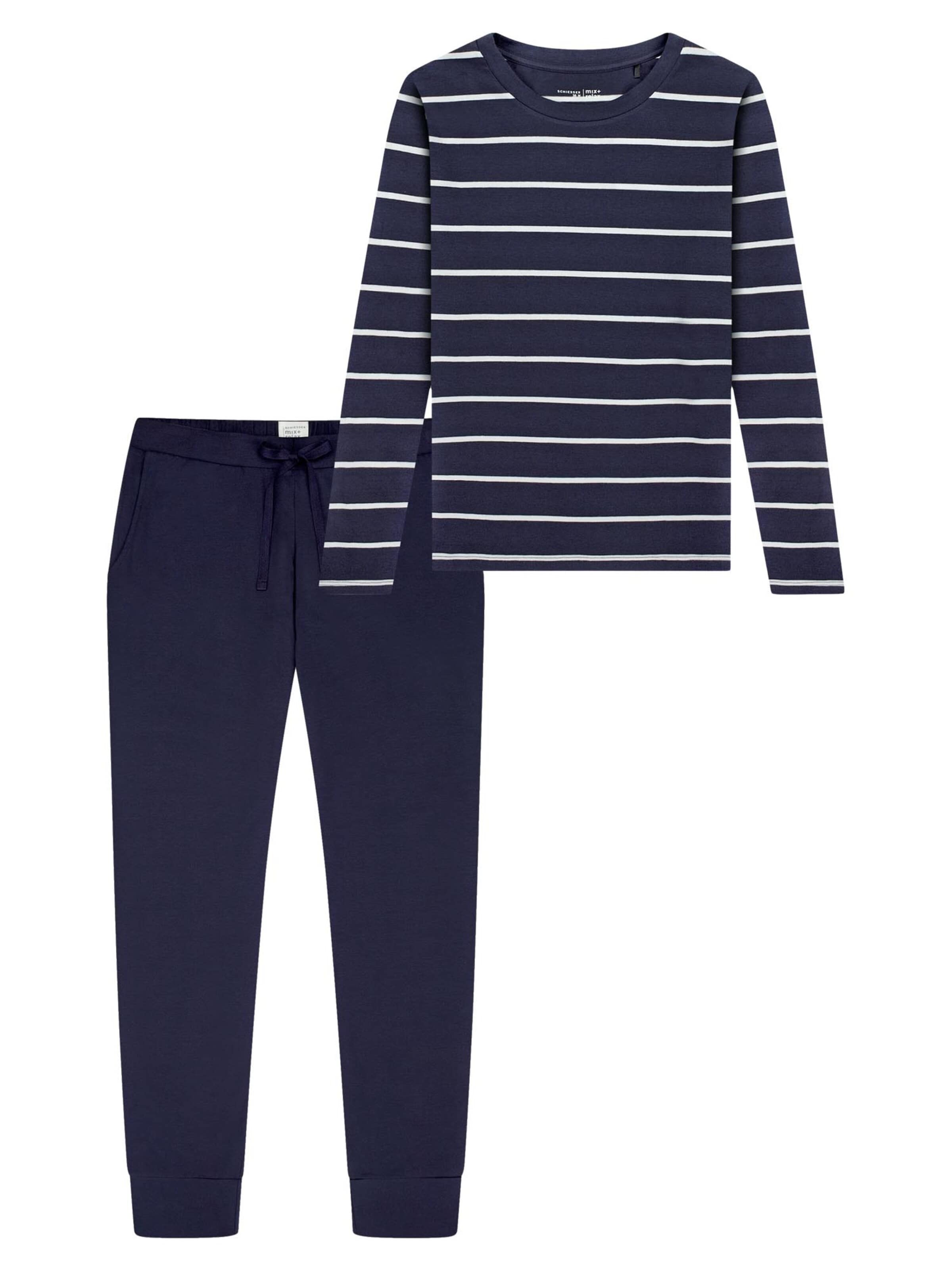 SCHIESSER Pajama 'Mix & Relax' in Mixed colors: front
