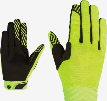 ZIENER Athletic Gloves 'Currox Touch' in Yellow: front