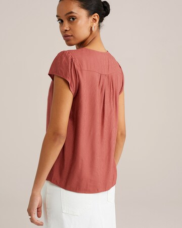 WE Fashion Bluse i brun