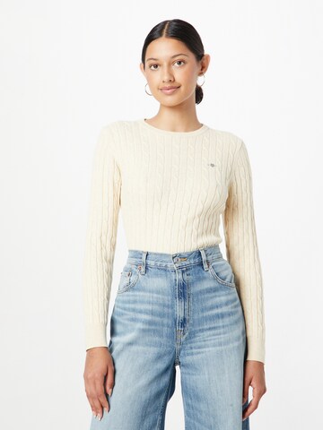 GANT - Pullover em branco: frente