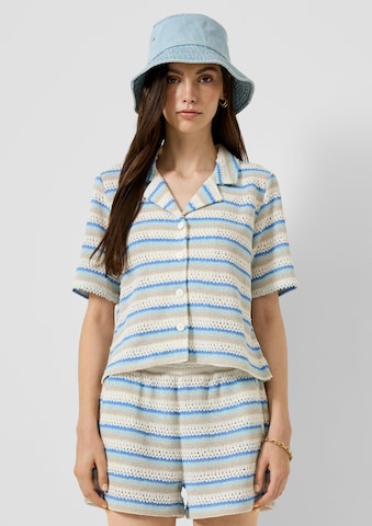 Cardigan QS en bleu