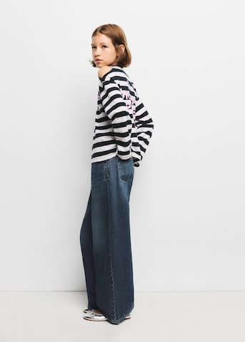 MANGO KIDS Baggy Džíny – modrá