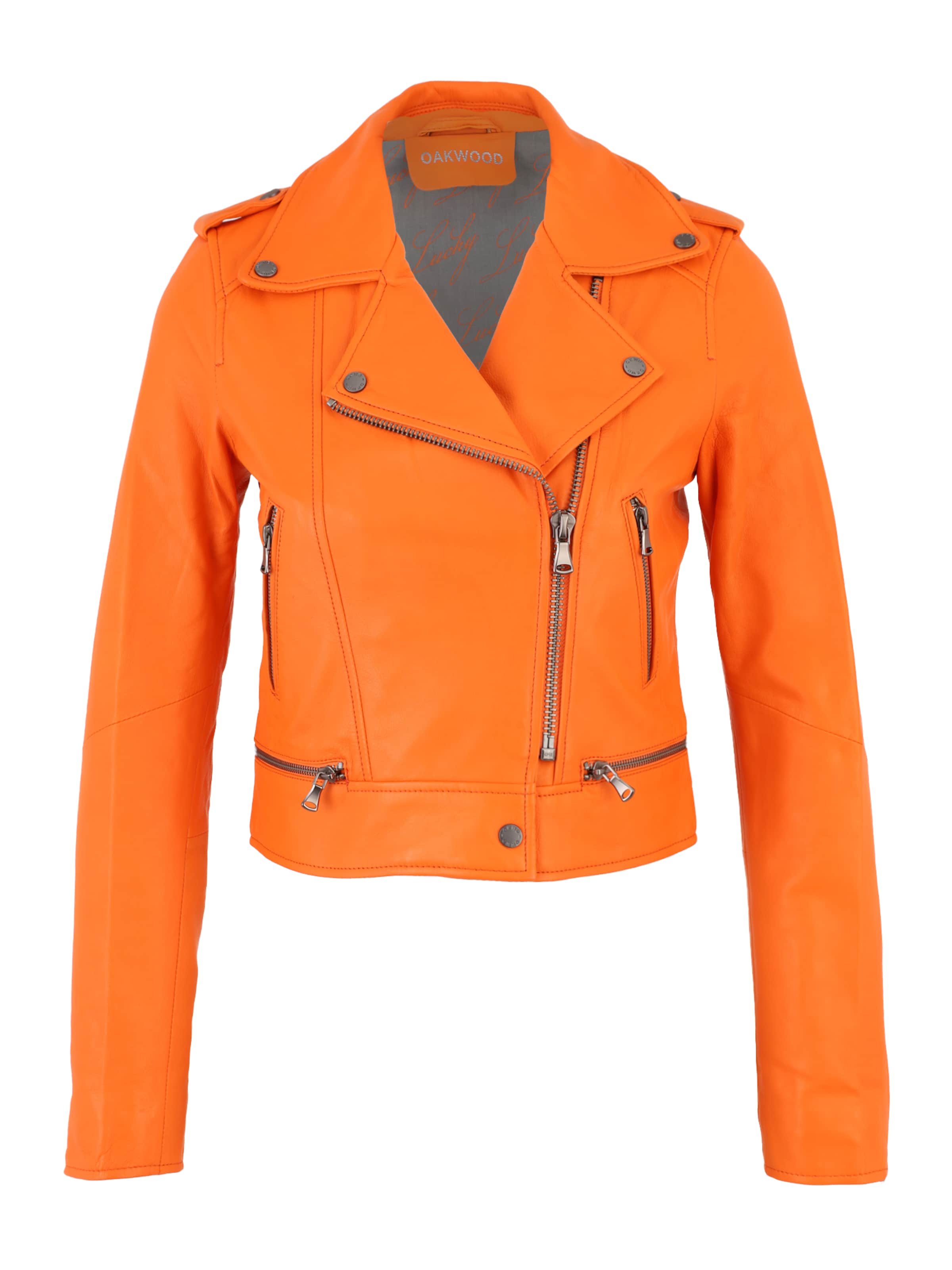 Veste mi-saison OAKWOOD en orange : devant