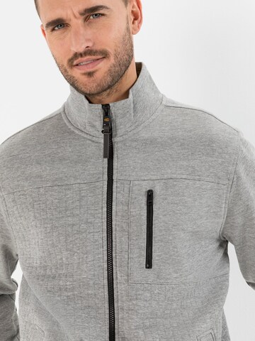 CAMEL ACTIVE Zip-Up Hoodie in Grey