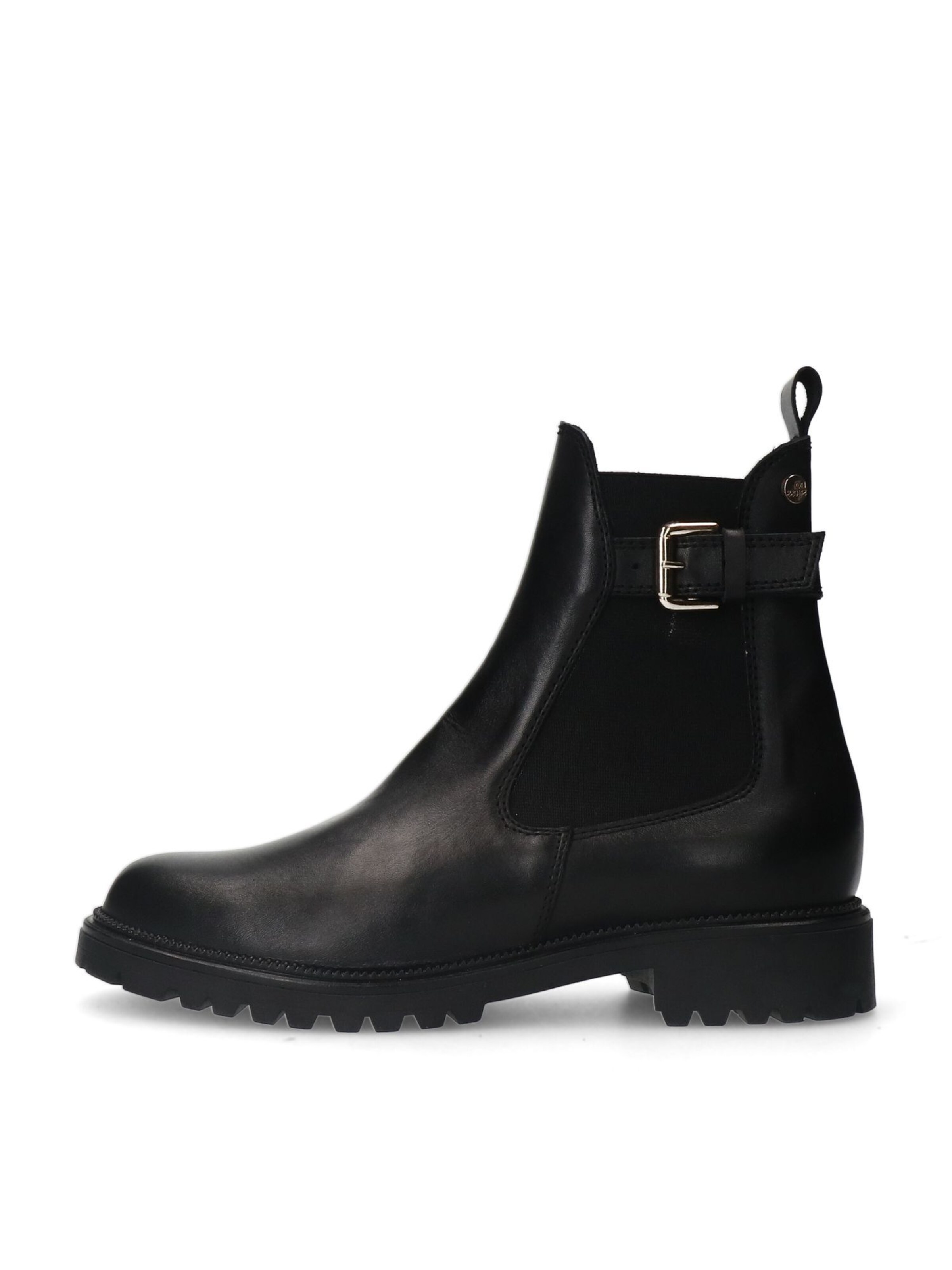 MANFIELD Stiefelette in Schwarz