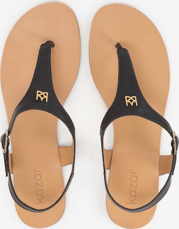 Flip-flops de la Kazar pe negru