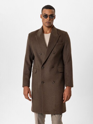 Manteau mi-saison 'Klaus' Antioch en marron : devant