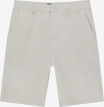 Pull&Bear Chino Pants in White: front