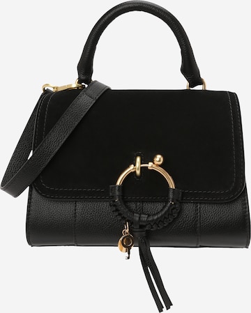 Borsa a mano di See by Chloé in nero: frontale