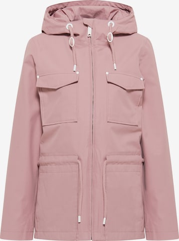 DreiMaster Maritim Weatherproof jacket in Pink: front