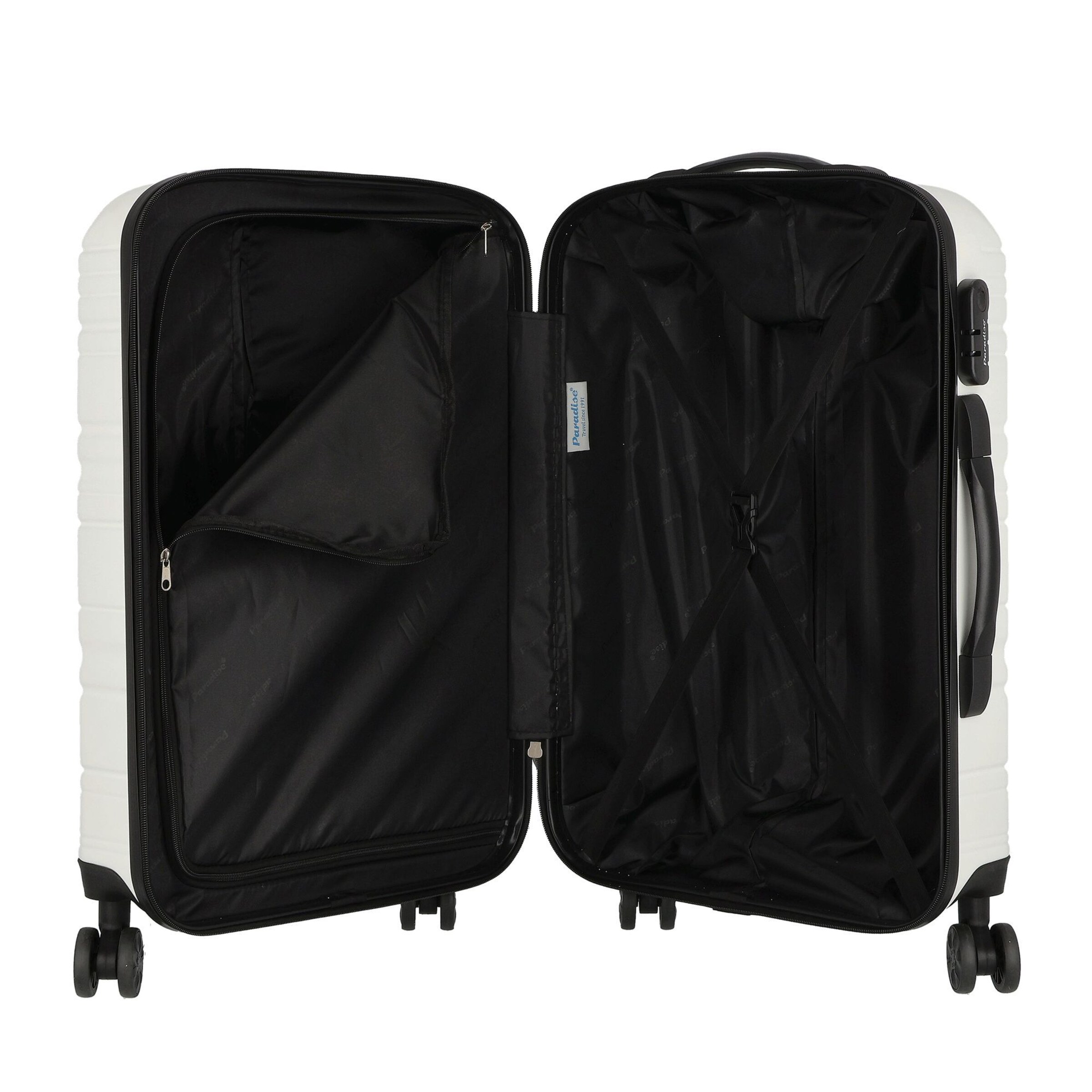 Ensemble de bagages 'Paradise' CHECK.IN en blanc