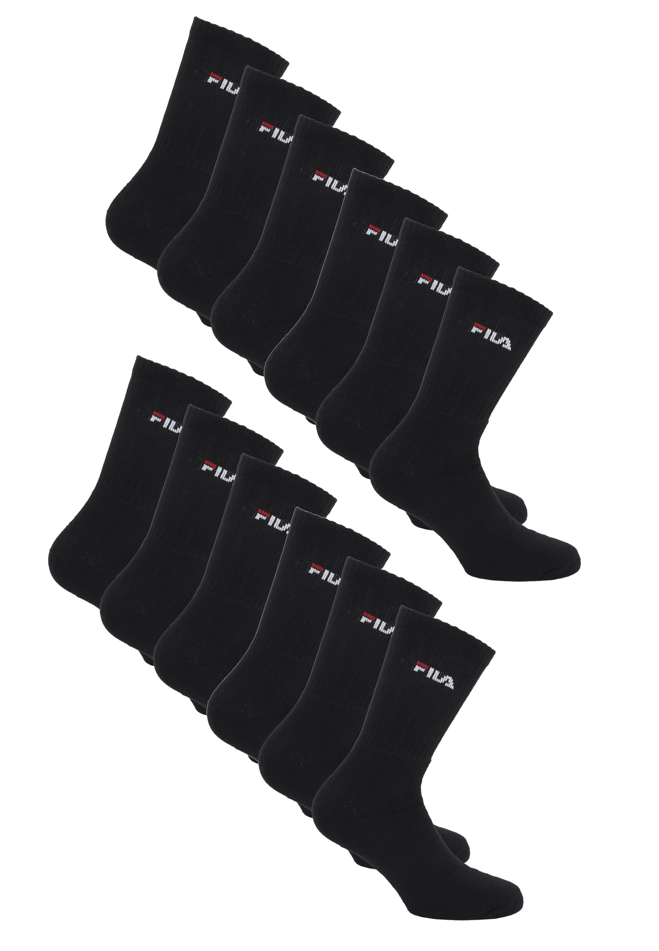 FILA Socken in Schwarz: Vorderseite
