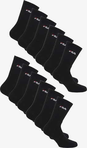 FILA Socks in Black: front