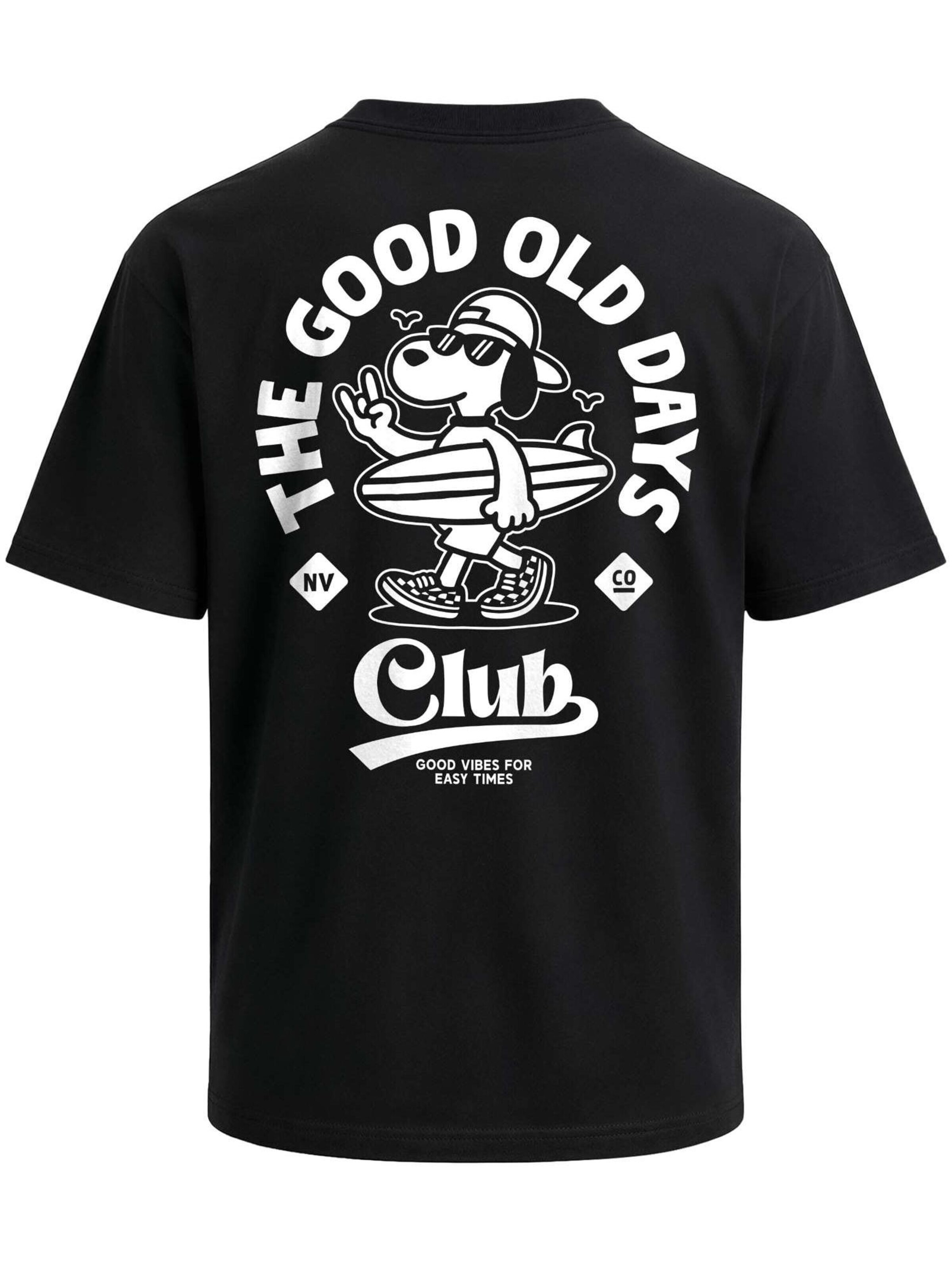 Neverless Shirt 'Good old Days'‌‌‌‌‌‌‌‌ in Schwarz