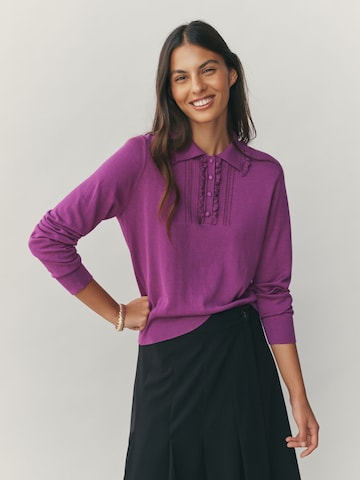 Next Свитер в Лиловый: спереди