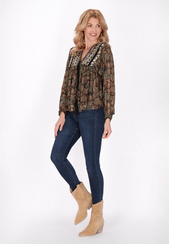 usha FESTIVAL Blouse 'Folklore' in Black
