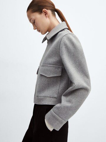 MANGO Between-Season Jacket 'Zipi' in Grey