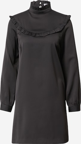 Robe-chemise Warehouse en noir : devant