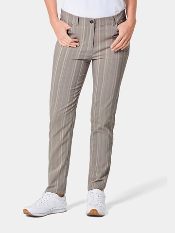 Goldner Regular Broek in Beige: voorkant