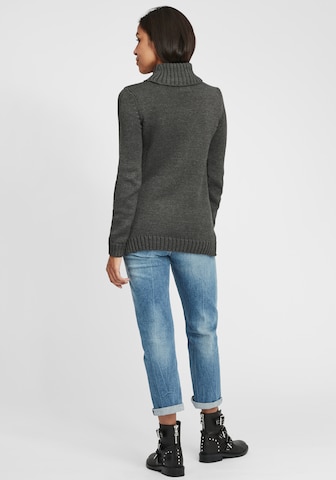 Oxmo Rollkragenpullover 'OXPIA' in Grau