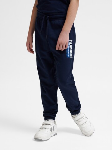 Hummel Tapered Bukser 'Tukas' i blå: forside