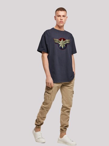T-Shirt 'Captain Marvel' F4NT4STIC en bleu