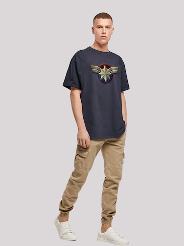 T-Shirt 'Captain Marvel' F4NT4STIC en bleu