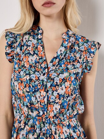 Robe ' ' Apricot en bleu