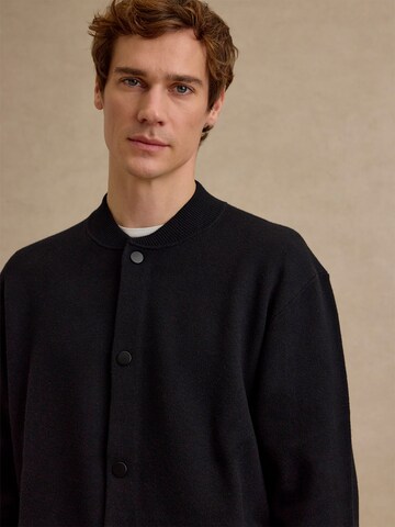 DAN FOX APPAREL Knit Cardigan 'David' in Black