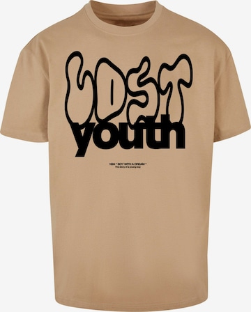 Lost Youth - Camiseta en beige: frente