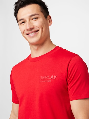REPLAY Shirt in Red