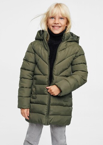 Manteau 'Alilong3' MANGO KIDS en vert : devant