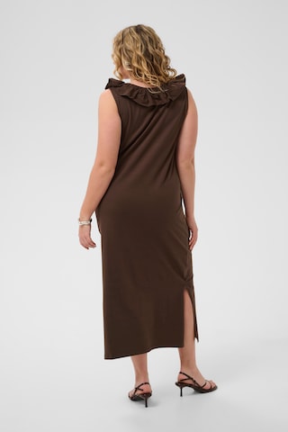 KAFFE CURVE Kleid in Braun