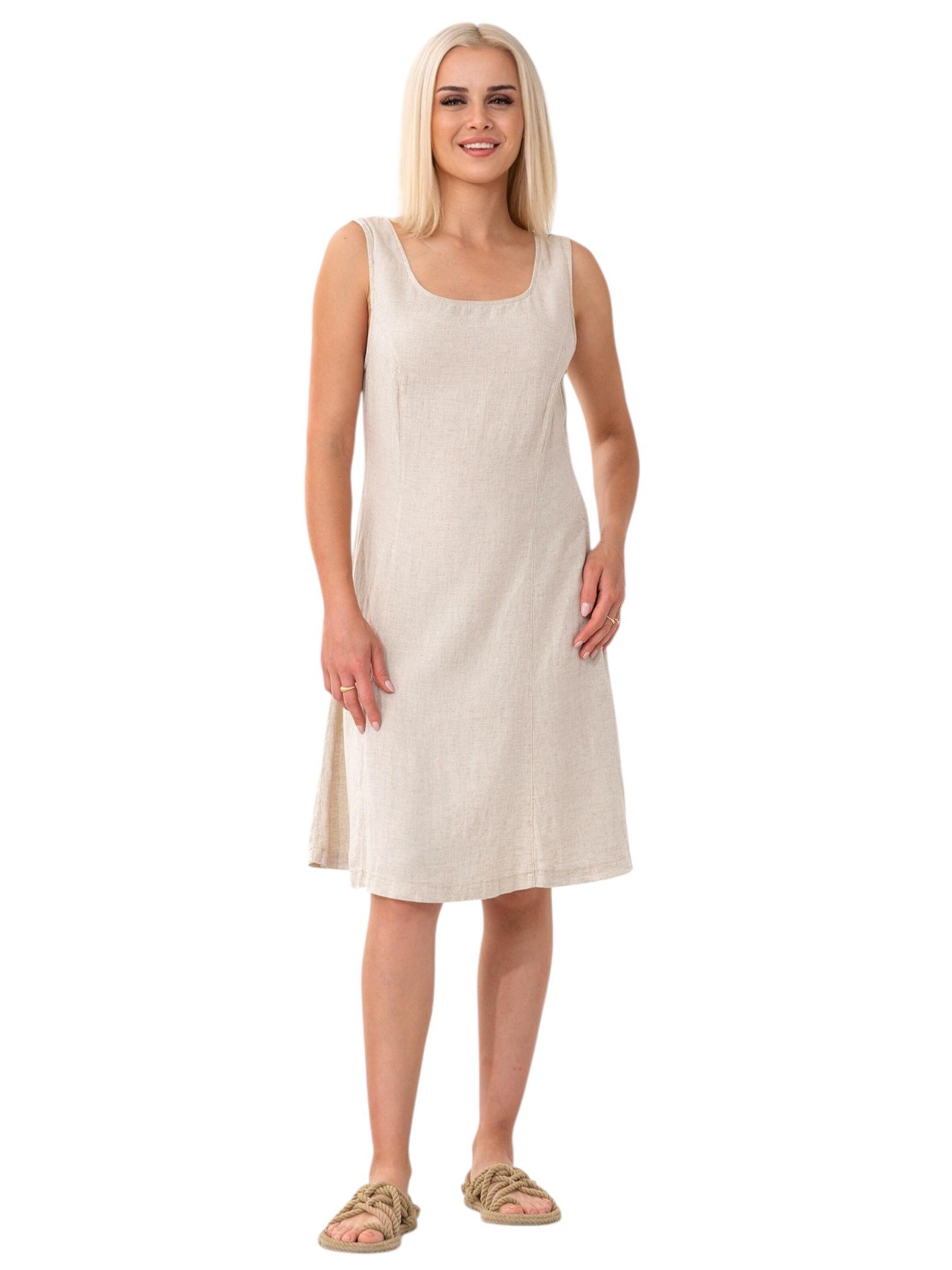 Robe d’été 'AMIRA' WENOR en beige
