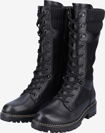 REMONTE Lace-Up Boots in Black