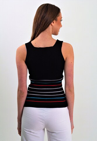 Felix Hardy Knitted Top in Black