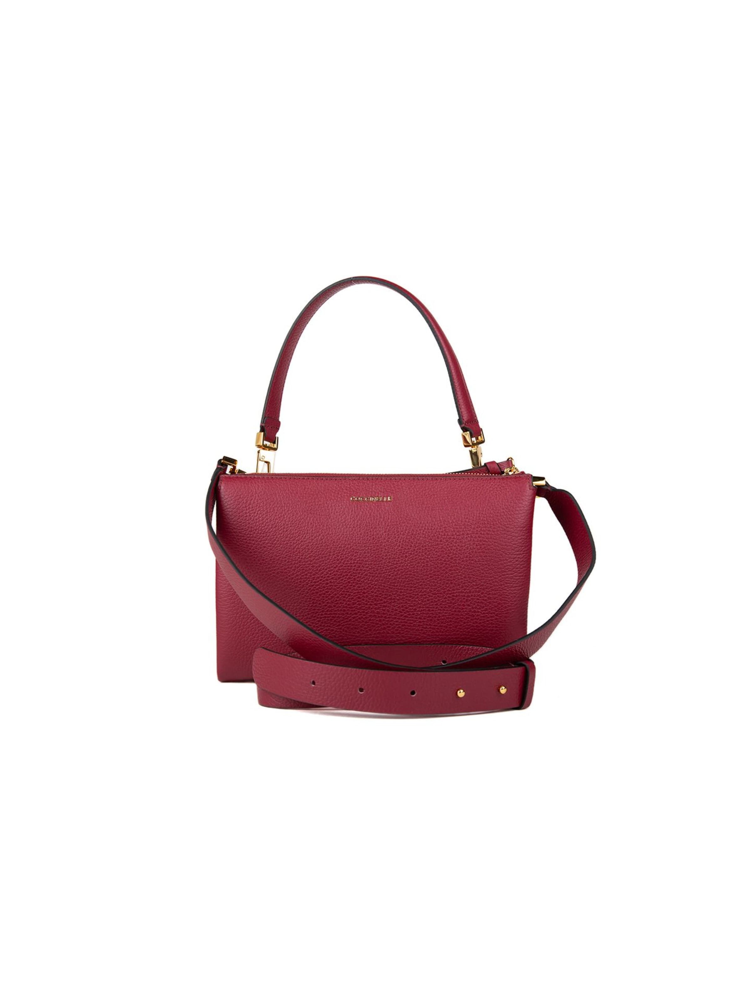Coccinelle Schoudertas 'Leather shoulder bag Arlettis Coccinelle' in Rood