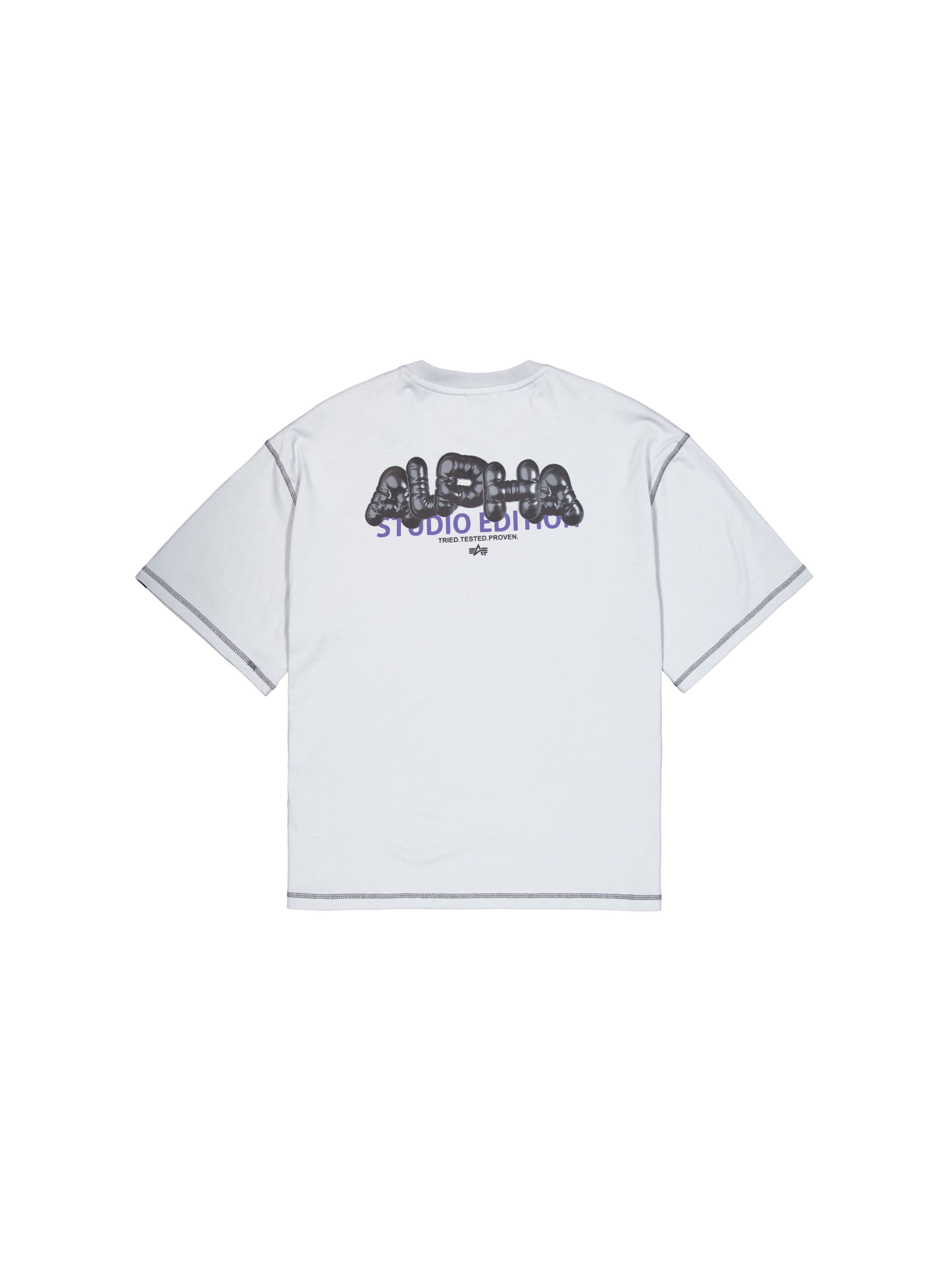 ALPHA INDUSTRIES Bluser & t-shirts 'Studio' i grå