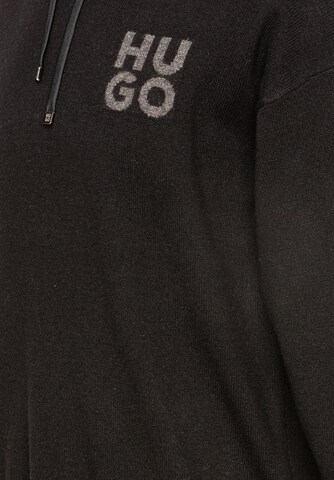 HUGO Pullover ' San Henry' in Schwarz