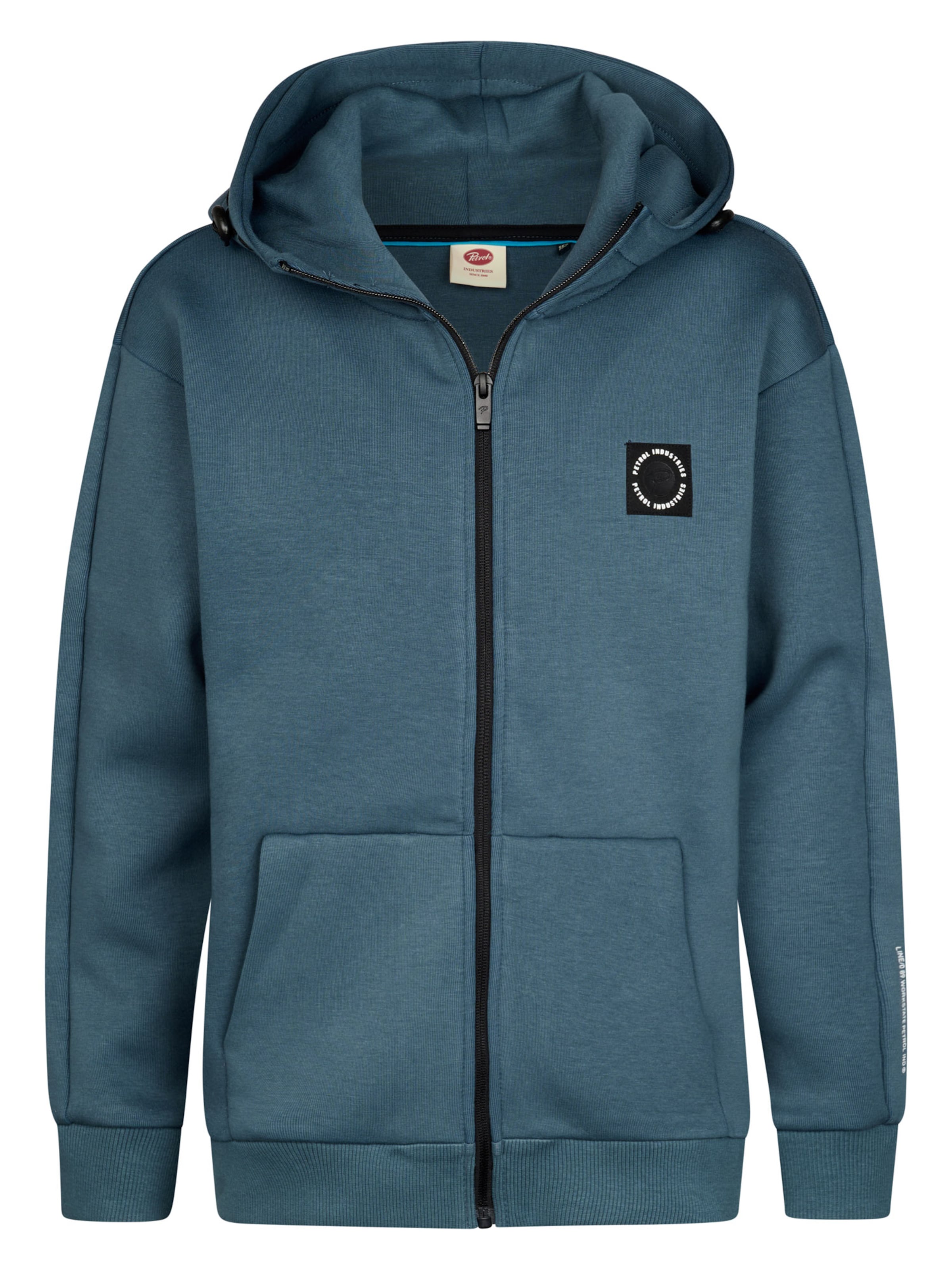 Sweat Petrol Industries en bleu : devant