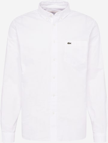 Coupe regular Chemise business LACOSTE en blanc : devant