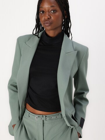 HUGO Wide leg Pantalon 'Havinera' in Groen